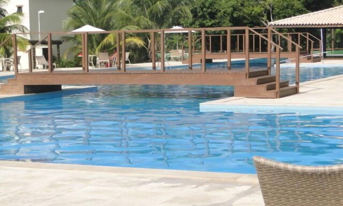 Jenipabu Apartment | Flat with 03 suites, furnished, WIFI, bed linen, pool, barbecue