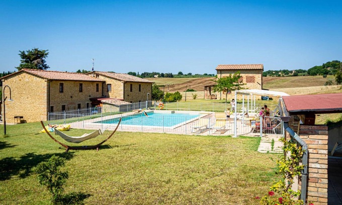 Pomarance Apartment | Flat with private veranda,shared pool,quiet location for a relaxing holiday,sl 6