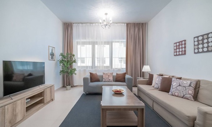 Dubai Apartment | Flat with swimming pool in Burj Al Nahda