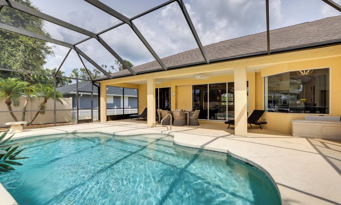 North Port House | Florida Vacation Rental w/Private Pool & Lanai