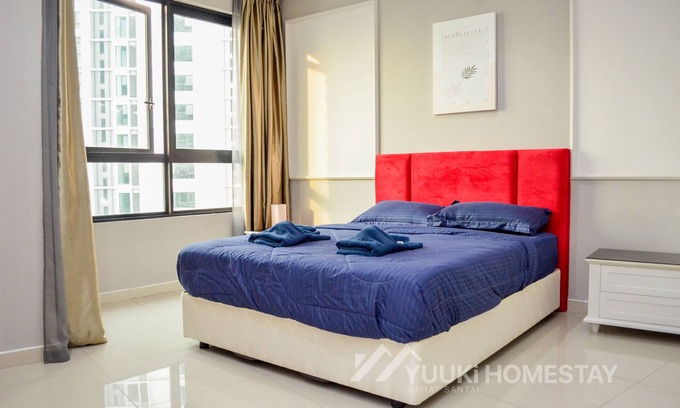 Shah Alam Apartment | FREE 3 SNOW VILLAGE ticket @1bedroom @YuukiHomestay (T013)