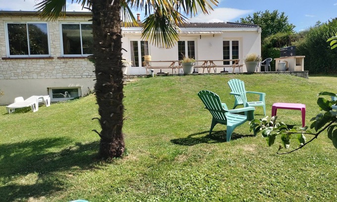 Gonneville-en-Auge House | FULL-FLOOR HOUSE, 5 MINUTES FROM THE SEA 16 people, 3-star tourism label.