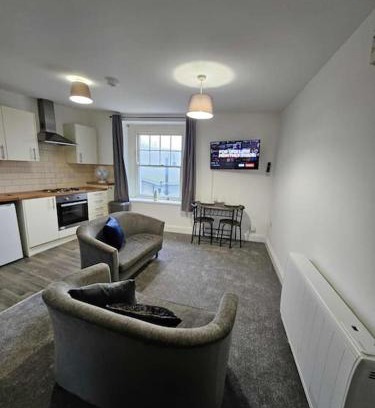 Neath Apartment | Fully Equipped Kitchen, Double room