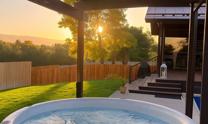 Littleton House | Fun House with Pool, Hot Tub, Cool Outdoor Living Space