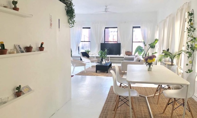 Lower East Side Apartment | FURNISHED LOFT - 1000sqft SUNLIGHT ALL DAY - Very Quiet Rear apt great views