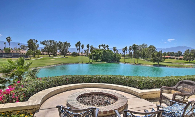 Palm Desert Apartment | Furnished Patio + Resort Pools: Palm Desert Condo