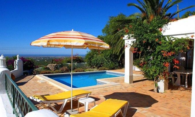 Alcaria Cova Cottage | Garden Cottage of a Country Villa with Pool, Mountain and stunning Seaviews