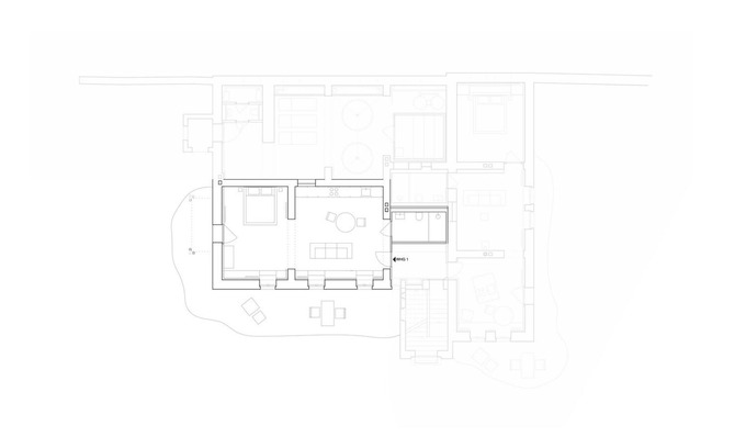 Werben Apartment | GARDEN FLOOR LEFT: Open-plan living room, terrace and view of the countryside