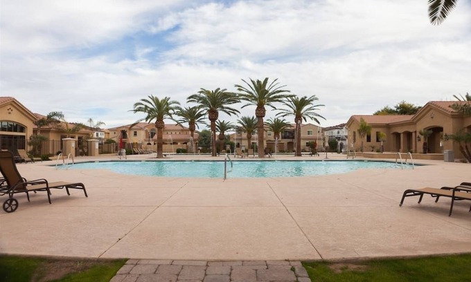 Mesa House | Gated townhouse with 2 suites, heated pool and spa