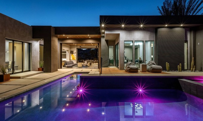 Yucca Valley House | Gatsby by Fieldtrip | 5 Bd Modern Luxury with Infinity Pool & Game Room