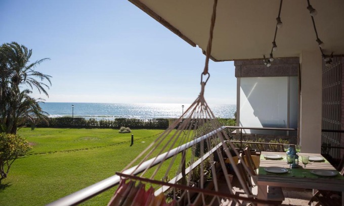 Gava Apartment | Gavamar Castelldefels Beachfront Apartment- Direct access to the beach
