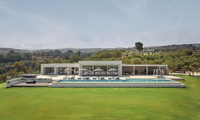 Chamalevri Villa | Gavras Exclusive Villa II, Pool & Heated Whirlpool, SeaViews
