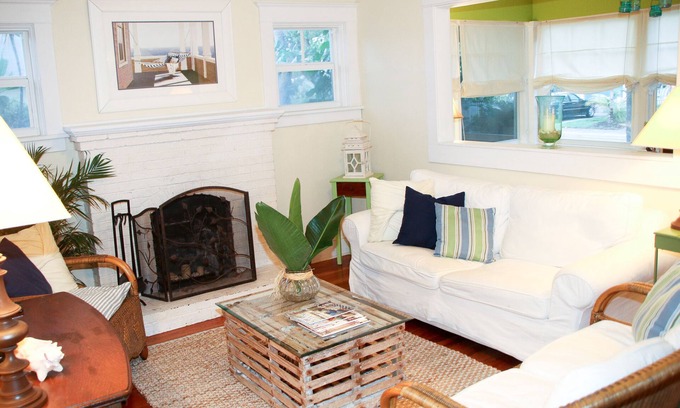 Parrot Cove House | Get warm and relax walking distance to the intracoastal, golfing and ocean !