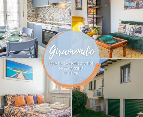 Pisa Apartment | Giramondo! FREE PARKING TRAIN STATION AC WIFI