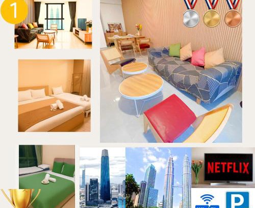 Imbi Apartment | Golden New Nest INN 金巢新旅居!near THE Exchange TRX & Bukit Bintang & Pavilion & Suria KLCC!Agile luxury suites