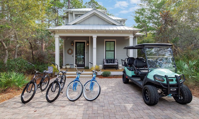 Seagrove Beach House | Golf Cart, Pools, Close 2 Beach, Gated Community