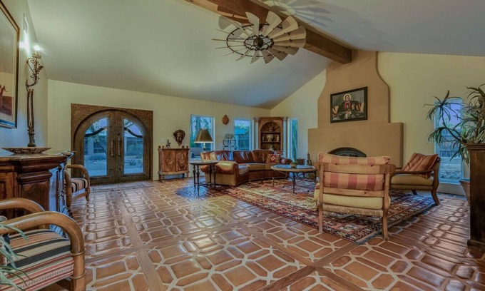 Casas Adobes House | Gorgeous Custom Desert Property w/2 Homes & Pool
