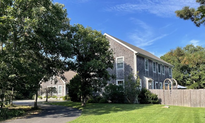 Edgartown House | Gorgeous Edgartown Colonial with Heated Pool, Central Air, Car