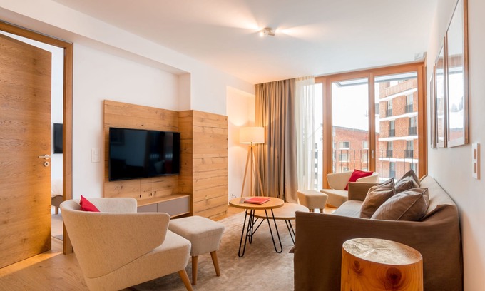 Andermatt Apartment | Gotthard Hotel Apartment, complete 2-bedrooms with hotel facilities