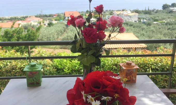 Molos-Agios Konstantinos House | A VIEW TO DIE FOR. A HAPPY, EASY GOING HOME TO LOVE FOR EVER. YOU'LL GET HOOKED!