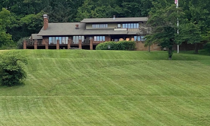 Godfrey Cabin | Grafton Getaway @ Overlook Lodge - an 8,000 sq foot home on 33 acres & sleeps 35