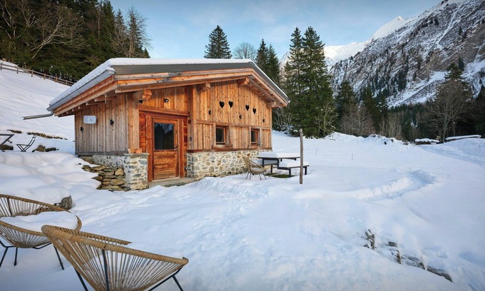 Saint-Gervais-les-Bains Ski Chalet | Grand Mazot La Chandelle - authentic alpine stay for 4 - OVO Network