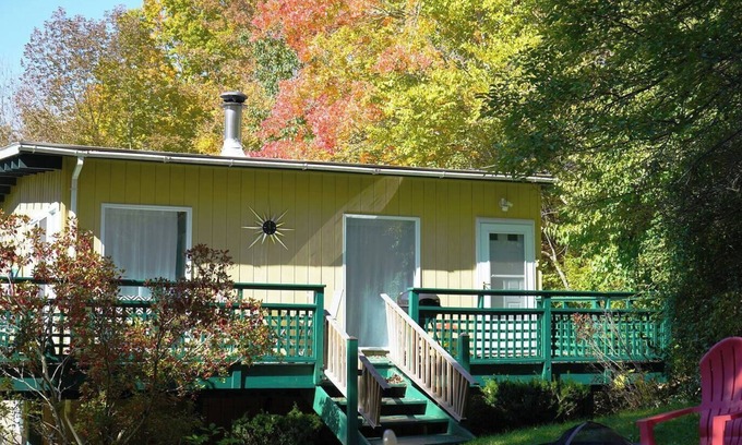 Margaretville Apartment | Groovy Chalet: Cool Mid-Century Catskill Mountain Digs!