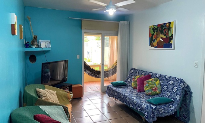 Capao da Canoa Apartment | Ground floor apartment with garden view