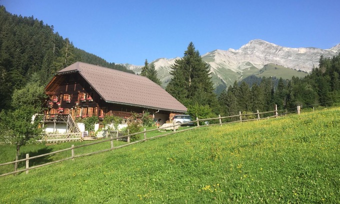 Rougemont House | Gstaad/Rougemont Beautiful chalet, Panoramic views, 4/5 bedrooms, sleeps 8.