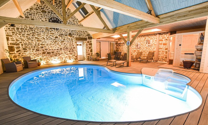 Magny-le-Desert House | Guest rooms spa swimming pool Normandy la brocherie relaxation family countryside