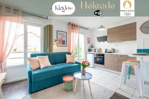 Brou-sur-Chantereine Apartment | Héléade by Kleidos - Studio entre Disney, Paris et Aéroport Charles de Gaulle - Parking souterrain gratuit
