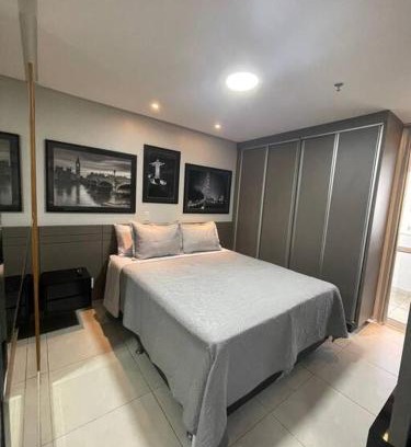 Jardim Goias Apartment | h-FLAT MOBILIADO PARQUE FLAMBOYANT, GOIÂNIA, GARAGEM "LOCAÇÃO MINIMA 2 NOITES"
