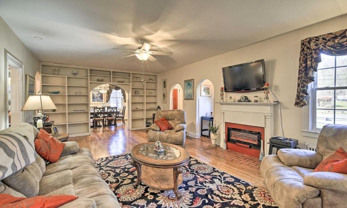 East Point House | Half-Mi to Dawkins Rail Trail Family Home with Yard