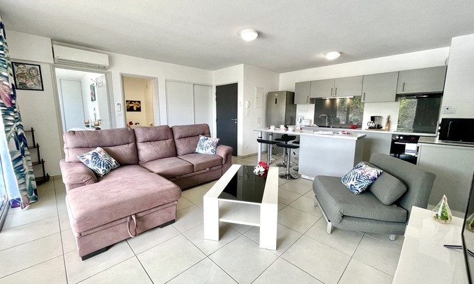 Faaa Condo | Hanitea flat, at the entrance of Papeete, 1bdr - Wi-Fi - park - 3 pers