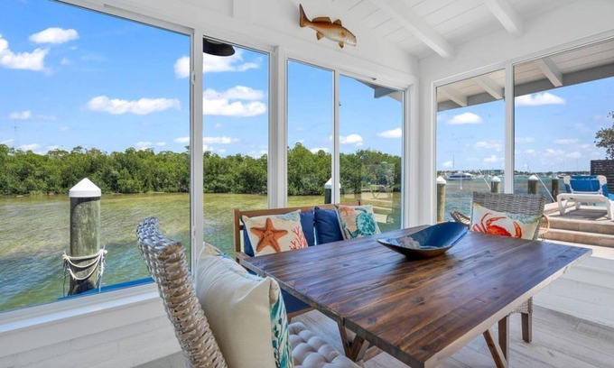 Marathon House | Harbor Hideaway - 3bed,2bath,50' dock, heated pool, tiki with all the amenities.