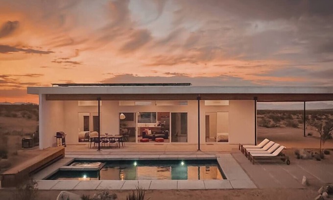 Joshua Tree House | Healing Desert Retreat with Pool, Hot Tub, Views on 10-Acres · The Refuge