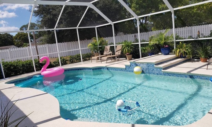 Citrus Park House | Heated pool house