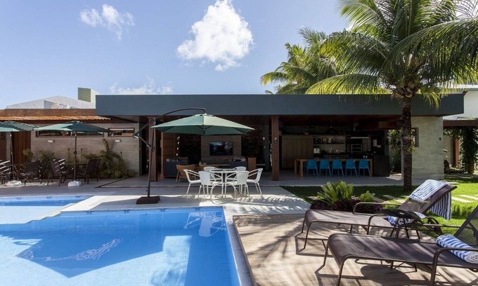 Guarajuba House | High Standard House - Cond. MarAzul Guarajuba Beach