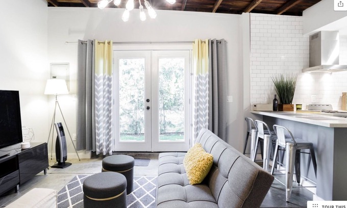 Mid City House | Hip, Loft-Style Guest Suite with Meticulous Custom Design