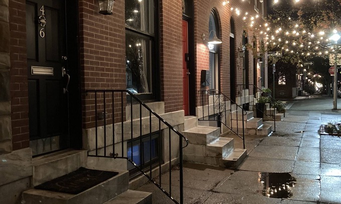 Highlandtown House | Historic Home in Safe Neighborhood - Private parking pad included!