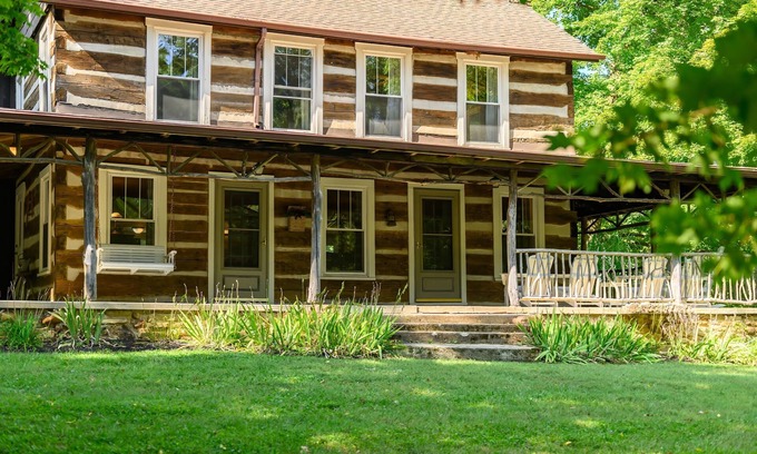 Gnaw Bone Cabin | Historical 52 acres, Brown County, Pets