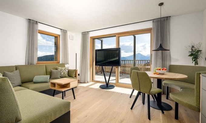 Avelengo Apartment | Holiday Apartment "Tschitthof Gill" with Mountain View, Private Terrace & Wi-Fi