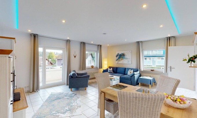 Schulenberg im Oberharz Apartment | Holiday Apartment "Windhausen" close to the Lake with Balcony & Mountain View