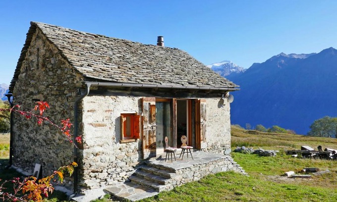 Acquarossa House | Holiday Home Rustico Andrea by Interhome