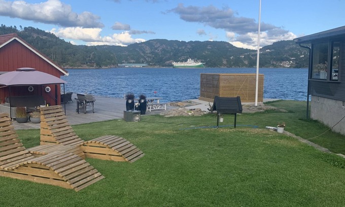 Lyngdal House | Holiday home with 4 bedrooms, 3 bathrooms and 13 beds