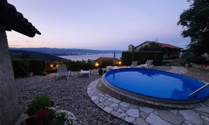 Opatija House | Holiday home with sea view and pool