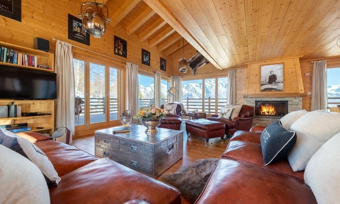 Mayens-de-Riddes Ski Chalet | Holiday house La Tzoumaz for 1 - 12 persons with 5 bedrooms - Chalet