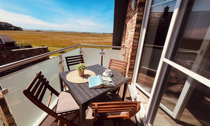 Born auf dem Darss Apartment | Holmblick - Boddenblick, balcony, 2 bedrooms, 4 persons