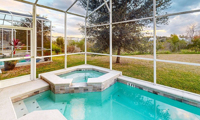 West Haven House | Home in a gated community with water view, private pool, lanai, AC, & W/D