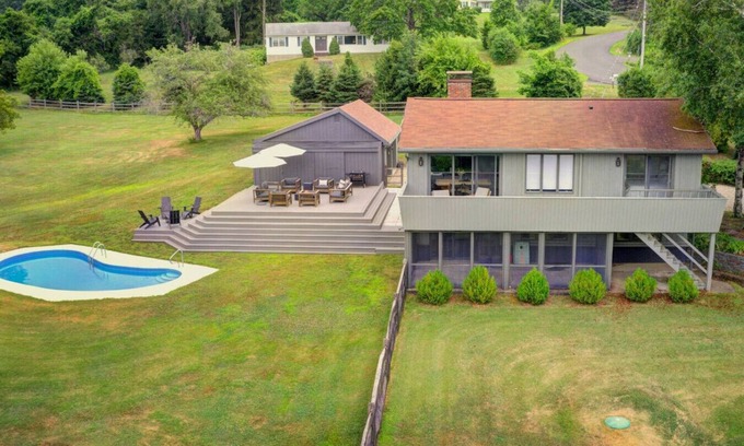 Hudson House | Home with Pool and Large Yard near Hudson and Catskills